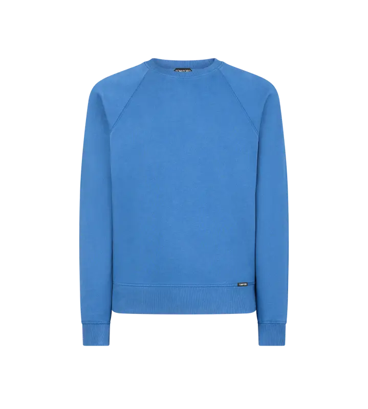FELPA CREW NECK SWEATSHIRT DENIM BLUE online